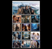 CHARACTER DESK CALENDAR 2027 - MASTERS OF REALITY EDITION